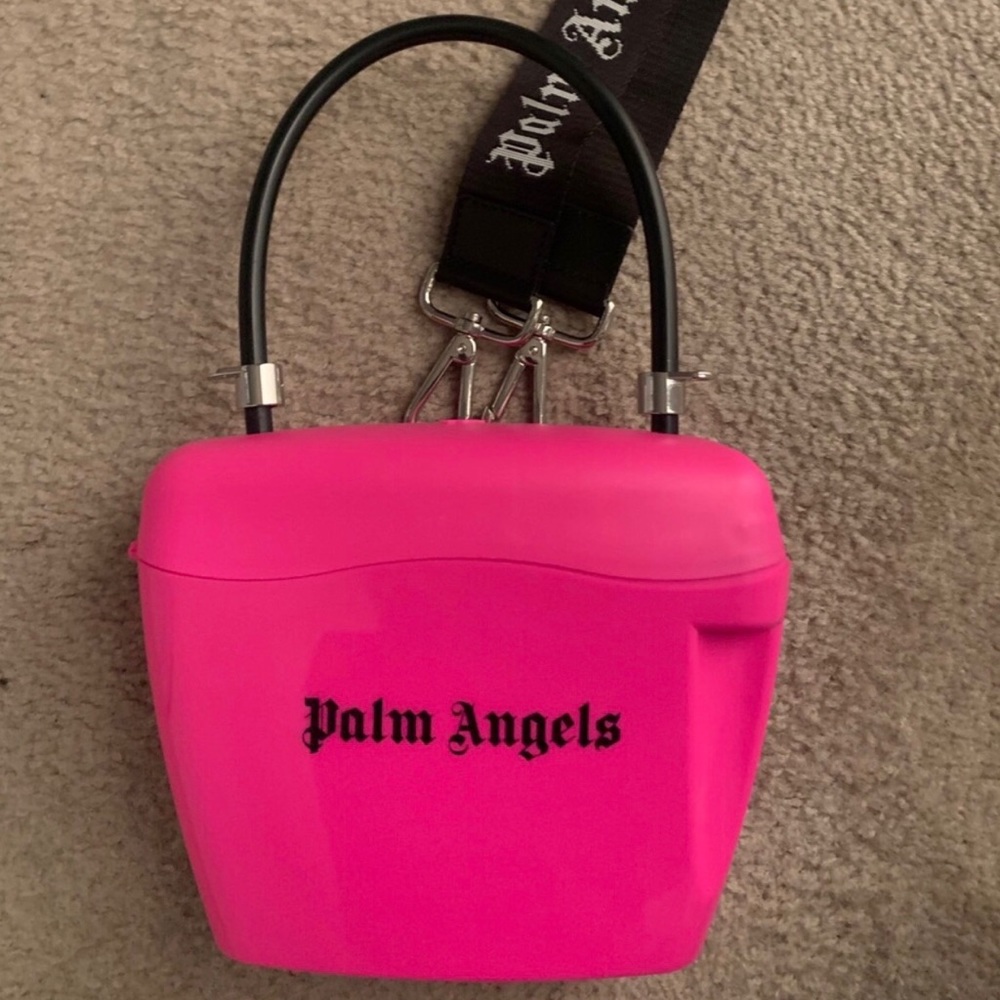 Palm Angels Pink Padlock Bag